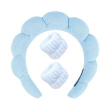 Load image into Gallery viewer, Soft Comfortable Wash Face Sponge Headband Wrist Strap Beauty Skincare Yoga Multipurpose Versatile Hair Fixing Headband
