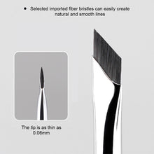 Load image into Gallery viewer, 2Pcs Upgrade Blade Eyeliner Brush Ultra Thin Fine Angle Flat Eyebrow Brush Under The Eyes Place Precise Detail Brush
