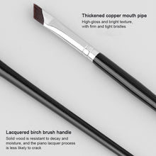 Load image into Gallery viewer, 2Pcs Upgrade Blade Eyeliner Brush Ultra Thin Fine Angle Flat Eyebrow Brush Under The Eyes Place Precise Detail Brush
