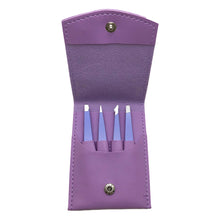 Load image into Gallery viewer, 4Pcs Beauty Tools Eyebrow Tweezer Set Stainless Steel Hair Removal Clip for Facial Hair Eyelash Eyebrows Tweezer Professional Beginners
