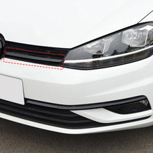 Load image into Gallery viewer, 2Pcs Car Grille Decorative Up Grille Strips Car Stickers Auto Accessories for VW Golf 7 7.5 Rline Logo Cover
