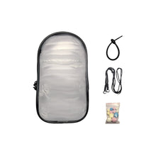 Load image into Gallery viewer, For 17cm Labubu V2 V3 15cm Cotton Doll Outfit Crossbody Pain Bag PVC Storage Bag Dolls Display Bag
