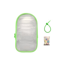Load image into Gallery viewer, For 17cm Labubu V2 V3 15cm Cotton Doll Outfit Crossbody Pain Bag PVC Storage Bag Dolls Display Bag
