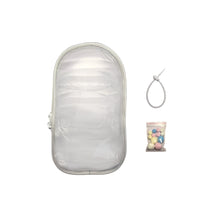 Load image into Gallery viewer, For 17cm Labubu V2 V3 15cm Cotton Doll Outfit Crossbody Pain Bag PVC Storage Bag Dolls Display Bag
