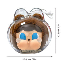 Load image into Gallery viewer, 1PC Protective Acrylic Storage Case For Plush Dolls Display Bag for Crybaby No Doll Transparent Portable Cable Organizer Box
