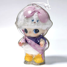 Load image into Gallery viewer, 1PC Protective Acrylic Storage Case For Plush Dolls Display Bag for Dimoo No Doll Transparent Portable Cable Organizer Box
