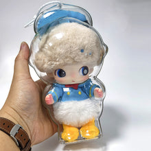 Load image into Gallery viewer, 1PC Protective Acrylic Storage Case For Plush Dolls Display Bag for Dimoo No Doll Transparent Portable Cable Organizer Box
