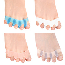 Load image into Gallery viewer, 1Pair Soft Toe Spacer Separator Breathable Hallux Valgus Splint Bunion Corrector Hallux Valgus Brace for Day/Night Use

