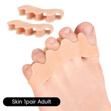 Load image into Gallery viewer, 1Pair Soft Toe Spacer Separator Breathable Hallux Valgus Splint Bunion Corrector Hallux Valgus Brace for Day/Night Use
