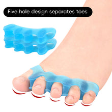 Load image into Gallery viewer, 1Pair Soft Toe Spacer Separator Breathable Hallux Valgus Splint Bunion Corrector Hallux Valgus Brace for Day/Night Use
