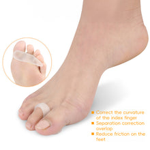 Load image into Gallery viewer, 1 Pair Medical-Grade Toe Spacer Separator Correctors Toe support pad Podiatrist-Approved Washable for All-Day Comfort
