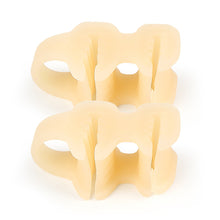 Load image into Gallery viewer, 1 Pair Double-hole Toe Separator Slippers Pinching Foot Toe Hallux Valgus Protector Separator Finger Straightener Adjuster Foot Care Tool
