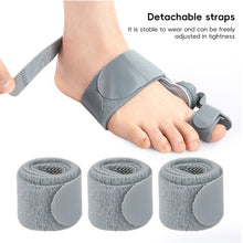 Load image into Gallery viewer, 1pc Breathable Hallux Valgus Splint Orthopedic Toe Alignment Bunion Corrector Anti-slip Heel Strap for Left &amp; Right Toe Separator
