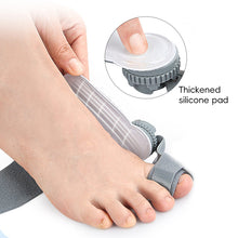 Load image into Gallery viewer, 1pc Breathable Hallux Valgus Splint Orthopedic Toe Alignment Bunion Corrector Anti-slip Heel Strap for Left &amp; Right Toe Separator
