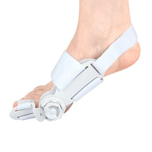 Load image into Gallery viewer, 1pc Breathable Hallux Valgus Splint Orthopedic Toe Alignment Bunion Corrector Anti-slip Heel Strap for Left &amp; Right Toe Separator
