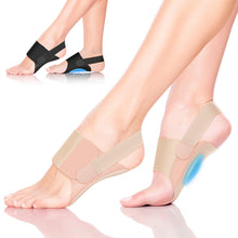 Load image into Gallery viewer, 1 Pair Adjustable Arch Support Silicone anti-slip Flat Foot Correction Flat Foot Insoles Braces for Plantar Fasciitis
