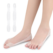 Load image into Gallery viewer, 1Pair Silicone Gel Foot Toe Separator Breathable Thumb Hallux Valgus Splint Thumb Orthopedic Braces Correct
