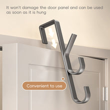 Load image into Gallery viewer, 1PC Over Door Hooks Multifunctional Door Rear Hook Clothes Hanger Space Saving Vertical Design Storage Hook
