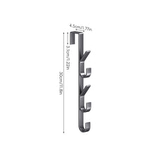 Load image into Gallery viewer, 1PC Over Door Hooks Multifunctional Door Rear Hook Clothes Hanger Space Saving Vertical Design Storage Hook

