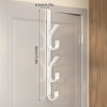 Load image into Gallery viewer, 1PC Over Door Hooks Multifunctional Door Rear Hook Clothes Hanger Space Saving Vertical Design Storage Hook
