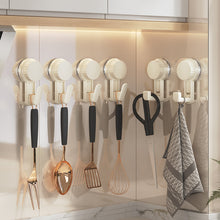 Load image into Gallery viewer, Multi-Surface Nordic Vacuum Suction Cup Hook No-Drill Damage Free Hanging Reusable Vacuum Adhesive Storage Hooks Bathroom/Kitchen
