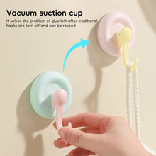 Load image into Gallery viewer, Multi-Surface Dopamine Vacuum Suction Cup Hook No-Drill Damage Free Hanging Vacuum Adhesive Storage Hooks Tile/Glass/Wall Mount
