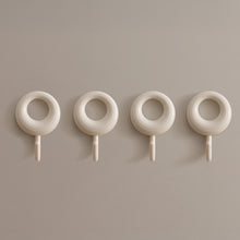 Load image into Gallery viewer, 4pcs Nordic Wall Hooks Heavy Duty No Residue Waterproof Rustproof Rental Friendly Hygge Home Decor Wall Storage

