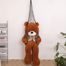 Load image into Gallery viewer, Stuffed Animals Storage Hammock Large Handmade Toy Organizer Artisan Made Net Wall Mounted Storage Bag Plush Toy Organizer
