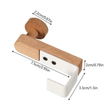 Load image into Gallery viewer, Iron Hook Japanese Style Rustic Heavy Duty Rust-Proof Strength Cabinet Cupboard Organizer Qver-the-door Hooks Apartment Solution
