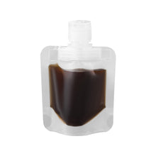 Load image into Gallery viewer, 50ml/80ml/100ml Matte Refill Pouch Travel-Size Leak-Proof Flip Cap Spout Accessible Food For Coffee Travel Toiletries DIY Cosmetics
