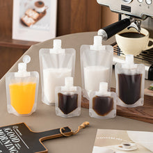 Load image into Gallery viewer, 50ml/80ml/100ml Matte Refill Pouch Travel-Size Leak-Proof Flip Cap Spout Accessible Food For Coffee Travel Toiletries DIY Cosmetics
