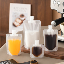 Load image into Gallery viewer, 50ml/80ml/100ml Matte Refill Pouch Travel-Size Leak-Proof Flip Cap Spout Accessible Food For Coffee Travel Toiletries DIY Cosmetics
