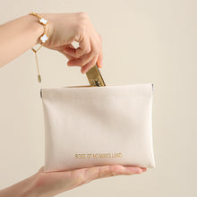 Load image into Gallery viewer, Portable Lipstick Makeup Storage Bag Fashion Automatically Closes Carrying Bag Pu Handbag Key Jewelry Cosmetic Organizer
