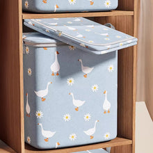 Load image into Gallery viewer, Collapsible Clothing Storage Bag Large Capacity Portable Bedroom Organizer Foldable Dust-proof Quilt Zipper Bag Seasonal Moving Storage
