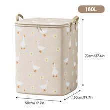 Load image into Gallery viewer, Collapsible Clothing Storage Bag Large Capacity Portable Bedroom Organizer Foldable Dust-proof Quilt Zipper Bag Seasonal Moving Storage
