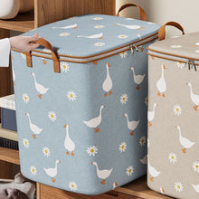 Load image into Gallery viewer, Collapsible Clothing Storage Bag Large Capacity Portable Bedroom Organizer Foldable Dust-proof Quilt Zipper Bag Seasonal Moving Storage
