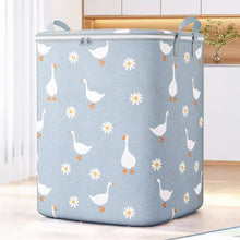 Load image into Gallery viewer, Collapsible Clothing Storage Bag Large Capacity Portable Bedroom Organizer Foldable Dust-proof Quilt Zipper Bag Seasonal Moving Storage
