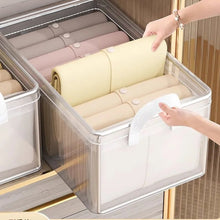 Load image into Gallery viewer, Foldable Clothing Storage Bag Organizer Storage Bin with Lid Seasonal Clothes Rotation Storage Moving House Packing Wardrobe Storage
