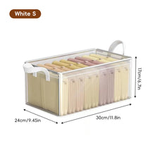 Load image into Gallery viewer, Foldable Clothing Storage Bag Organizer Storage Bin with Lid Seasonal Clothes Rotation Storage Moving House Packing Wardrobe Storage
