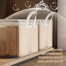 Load image into Gallery viewer, Foldable Clothing Storage Bag Organizer Storage Bin with Lid Seasonal Clothes Rotation Storage Moving House Packing Wardrobe Storage
