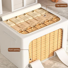Load image into Gallery viewer, Large Capacity Clothing Organizer Foldable Visible Oxford Fabric Seasonal Clothes Wardrobe Rotation House Packing Storage
