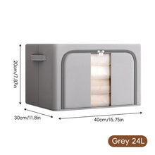 Load image into Gallery viewer, Large Capacity Clothing Organizer Foldable Visible Oxford Fabric Seasonal Clothes Wardrobe Rotation House Packing Storage
