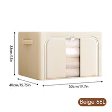 Load image into Gallery viewer, Large Capacity Clothing Organizer Foldable Visible Oxford Fabric Seasonal Clothes Wardrobe Rotation House Packing Storage
