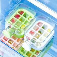 Load image into Gallery viewer, 2in1 Silicone Ice Cube Mold With Straw Water Cup Kettle Ice Cube Tray Pressing Mould Ice Drink Bottle Freezer Creative Outdoor Beverage Cup
