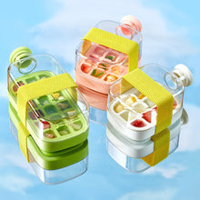 Load image into Gallery viewer, 2in1 Silicone Ice Cube Mold With Straw Water Cup Kettle Ice Cube Tray Pressing Mould Ice Drink Bottle Freezer Creative Outdoor Beverage Cup

