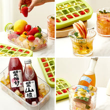Load image into Gallery viewer, 2in1 Silicone Ice Cube Mold With Straw Water Cup Kettle Ice Cube Tray Pressing Mould Ice Drink Bottle Freezer Creative Outdoor Beverage Cup
