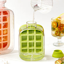 Load image into Gallery viewer, 2in1 Silicone Ice Cube Mold With Straw Water Cup Kettle Ice Cube Tray Pressing Mould Ice Drink Bottle Freezer Creative Outdoor Beverage Cup
