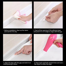 Load image into Gallery viewer, 1 Roll Caulking Waterproof Anti-Mold Sealing Tape Bathroom Shower Toilet Adhesive Gap Cover Kitchen Crevice Sealant Tape
