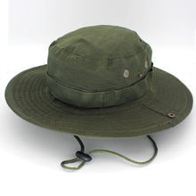 Load image into Gallery viewer, Camouflage Boonie Hat with Adjustable Brim Men Tactical Bucket Sun Caps Suitable For Outdoor Adventure Mountaineering Fishing
