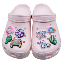 Load image into Gallery viewer, 19Pcs Summer Vacation Style Shoe Charms DIY Accessories PVC Detachable Buckle Garden Shoes Accessories Festival Gift

